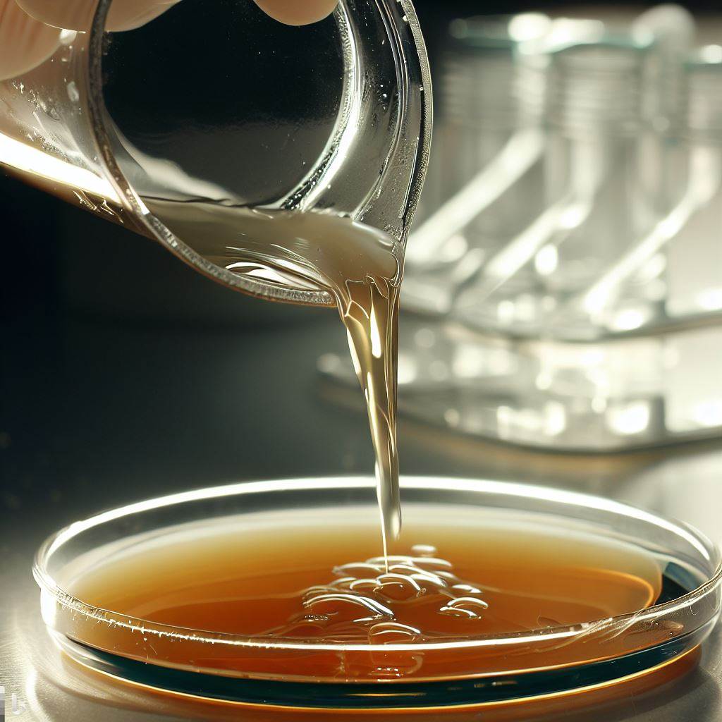 Pouring media on plate | The Phage Making an overlay